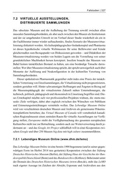 Bild der Seite - 327 - in Dinge – Nutzer – Netze - Von der Virtualisierung des Musealen zur Musealisierung des Virtuellen