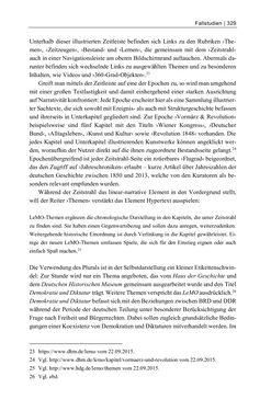 Bild der Seite - 329 - in Dinge – Nutzer – Netze - Von der Virtualisierung des Musealen zur Musealisierung des Virtuellen