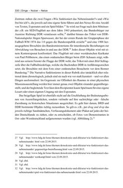 Bild der Seite - 330 - in Dinge – Nutzer – Netze - Von der Virtualisierung des Musealen zur Musealisierung des Virtuellen