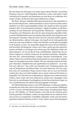 Bild der Seite - 332 - in Dinge – Nutzer – Netze - Von der Virtualisierung des Musealen zur Musealisierung des Virtuellen
