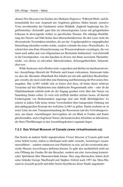 Bild der Seite - 334 - in Dinge – Nutzer – Netze - Von der Virtualisierung des Musealen zur Musealisierung des Virtuellen