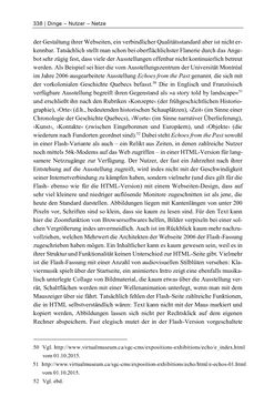 Bild der Seite - 338 - in Dinge – Nutzer – Netze - Von der Virtualisierung des Musealen zur Musealisierung des Virtuellen