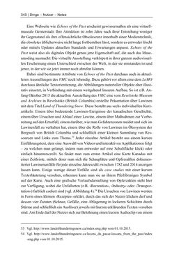 Bild der Seite - 340 - in Dinge – Nutzer – Netze - Von der Virtualisierung des Musealen zur Musealisierung des Virtuellen