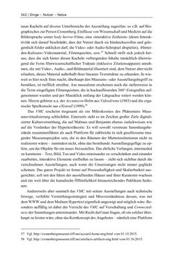 Bild der Seite - 342 - in Dinge – Nutzer – Netze - Von der Virtualisierung des Musealen zur Musealisierung des Virtuellen