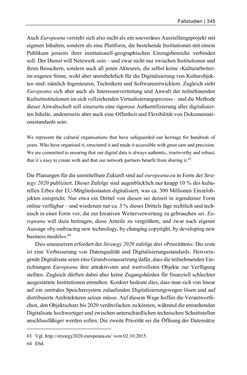 Image of the Page - 345 - in Dinge – Nutzer – Netze - Von der Virtualisierung des Musealen zur Musealisierung des Virtuellen