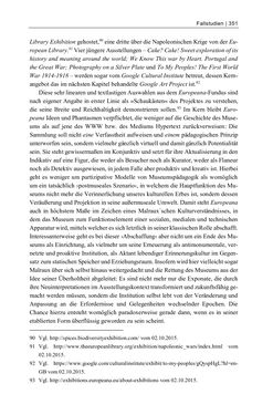 Image of the Page - 351 - in Dinge – Nutzer – Netze - Von der Virtualisierung des Musealen zur Musealisierung des Virtuellen