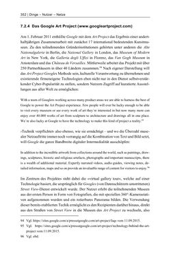 Image of the Page - 352 - in Dinge – Nutzer – Netze - Von der Virtualisierung des Musealen zur Musealisierung des Virtuellen
