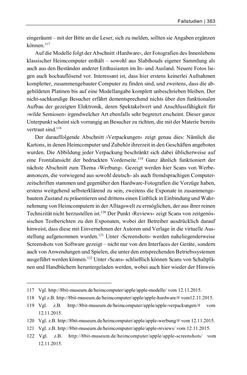 Image of the Page - 363 - in Dinge – Nutzer – Netze - Von der Virtualisierung des Musealen zur Musealisierung des Virtuellen