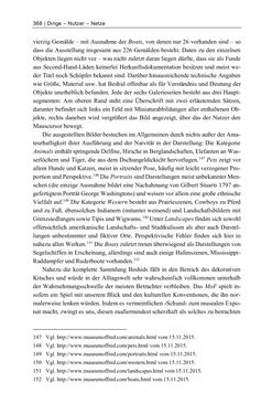 Image of the Page - 368 - in Dinge – Nutzer – Netze - Von der Virtualisierung des Musealen zur Musealisierung des Virtuellen
