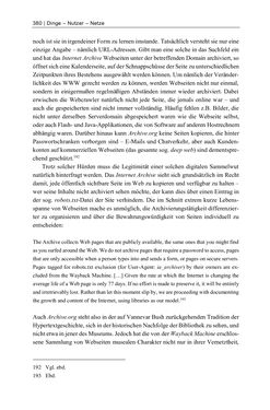 Bild der Seite - 380 - in Dinge – Nutzer – Netze - Von der Virtualisierung des Musealen zur Musealisierung des Virtuellen