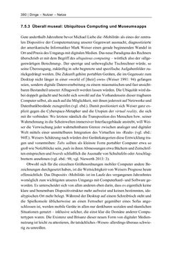 Bild der Seite - 390 - in Dinge – Nutzer – Netze - Von der Virtualisierung des Musealen zur Musealisierung des Virtuellen