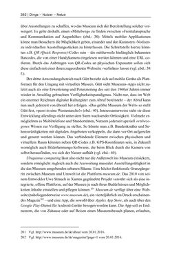 Bild der Seite - 392 - in Dinge – Nutzer – Netze - Von der Virtualisierung des Musealen zur Musealisierung des Virtuellen