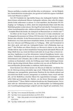 Image of the Page - 393 - in Dinge – Nutzer – Netze - Von der Virtualisierung des Musealen zur Musealisierung des Virtuellen