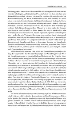 Image of the Page - 403 - in Dinge – Nutzer – Netze - Von der Virtualisierung des Musealen zur Musealisierung des Virtuellen