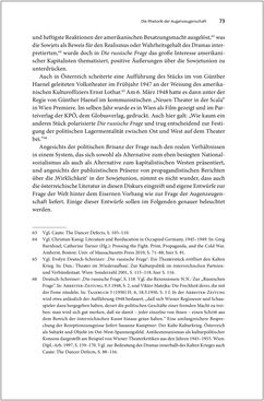 Image of the Page - 73 - in Diskurse des Kalten Krieges - Eine andere österreichische Nachkriegsliteratur