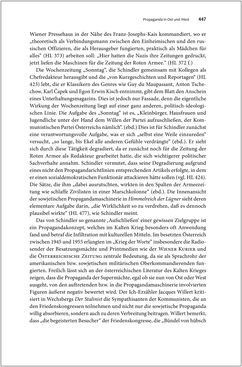 Image of the Page - 447 - in Diskurse des Kalten Krieges - Eine andere österreichische Nachkriegsliteratur