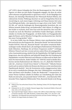 Image of the Page - 449 - in Diskurse des Kalten Krieges - Eine andere österreichische Nachkriegsliteratur