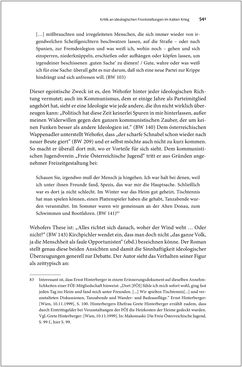 Image of the Page - 541 - in Diskurse des Kalten Krieges - Eine andere österreichische Nachkriegsliteratur