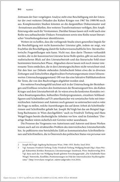 Image of the Page - 612 - in Diskurse des Kalten Krieges - Eine andere österreichische Nachkriegsliteratur