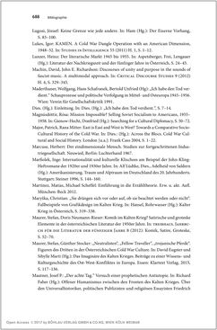 Image of the Page - 688 - in Diskurse des Kalten Krieges - Eine andere österreichische Nachkriegsliteratur