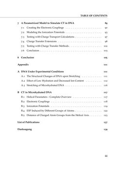 Image of the Page - III - in Charge Transport in DNA - Insights from Simulations