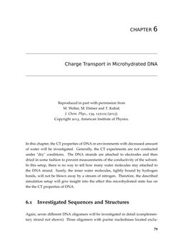 Bild der Seite - 79 - in Charge Transport in DNA - Insights from Simulations