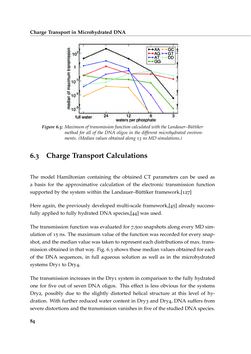 Bild der Seite - 84 - in Charge Transport in DNA - Insights from Simulations