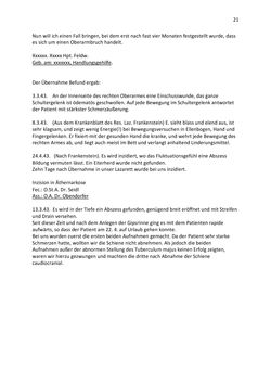 Image of the Page - 21 - in Das Lazarett in der Frauenstrafanstalt - Bericht von med. Heinrich Wallnöfer über die Arbeit mit der Siemens’schen Metallsuchersonde