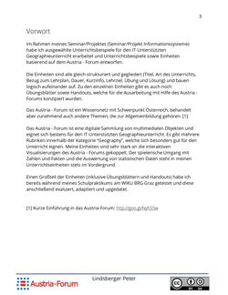 Image of the Page - 3 - in Seminar/Projekt Informationssysteme - Ausgewählte Unterrichtsbeispiele für den IT-Unterstützten Geographieunterricht