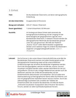 Image of the Page - 17 - in Seminar/Projekt Informationssysteme - Ausgewählte Unterrichtsbeispiele für den IT-Unterstützten Geographieunterricht