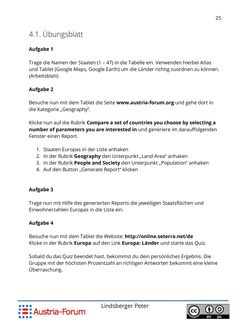 Bild der Seite - 25 - in Seminar/Projekt Informationssysteme - Ausgewählte Unterrichtsbeispiele für den IT-Unterstützten Geographieunterricht