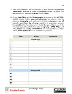 Image of the Page - 29 - in Seminar/Projekt Informationssysteme - Ausgewählte Unterrichtsbeispiele für den IT-Unterstützten Geographieunterricht