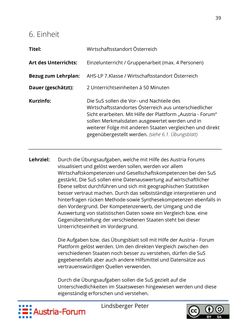 Image of the Page - 39 - in Seminar/Projekt Informationssysteme - Ausgewählte Unterrichtsbeispiele für den IT-Unterstützten Geographieunterricht