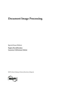 Image of the Page - (000003) - in Document Image Processing