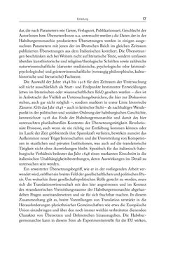 Bild der Seite - 17 - in Die vielsprachige Seele Kakaniens - Übersetzen und Dolmetschen in der Habsburgermonarchie 1848 bis 1918