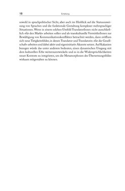 Image of the Page - 18 - in Die vielsprachige Seele Kakaniens - Übersetzen und Dolmetschen in der Habsburgermonarchie 1848 bis 1918