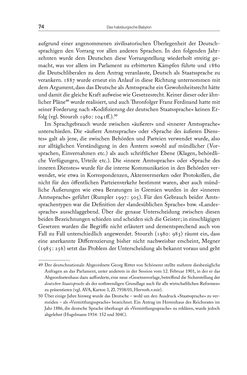 Bild der Seite - 74 - in Die vielsprachige Seele Kakaniens - Übersetzen und Dolmetschen in der Habsburgermonarchie 1848 bis 1918
