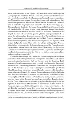 Image of the Page - 75 - in Die vielsprachige Seele Kakaniens - Übersetzen und Dolmetschen in der Habsburgermonarchie 1848 bis 1918