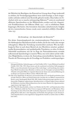 Image of the Page - 111 - in Die vielsprachige Seele Kakaniens - Übersetzen und Dolmetschen in der Habsburgermonarchie 1848 bis 1918