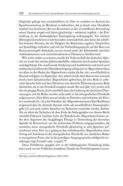 Image of the Page - 112 - in Die vielsprachige Seele Kakaniens - Übersetzen und Dolmetschen in der Habsburgermonarchie 1848 bis 1918