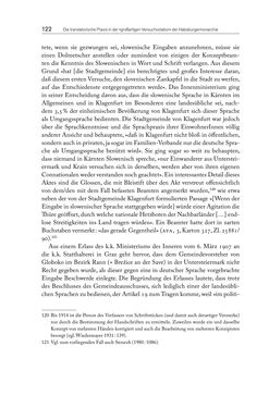 Image of the Page - 122 - in Die vielsprachige Seele Kakaniens - Übersetzen und Dolmetschen in der Habsburgermonarchie 1848 bis 1918