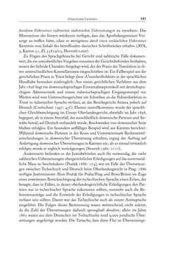 Image of the Page - 141 - in Die vielsprachige Seele Kakaniens - Übersetzen und Dolmetschen in der Habsburgermonarchie 1848 bis 1918