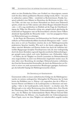 Image of the Page - 142 - in Die vielsprachige Seele Kakaniens - Übersetzen und Dolmetschen in der Habsburgermonarchie 1848 bis 1918