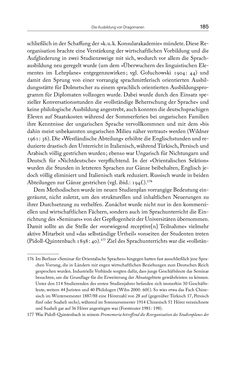 Image of the Page - 185 - in Die vielsprachige Seele Kakaniens - Übersetzen und Dolmetschen in der Habsburgermonarchie 1848 bis 1918