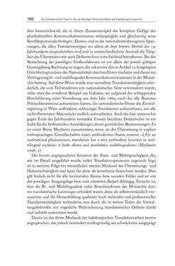 Image of the Page - 190 - in Die vielsprachige Seele Kakaniens - Übersetzen und Dolmetschen in der Habsburgermonarchie 1848 bis 1918