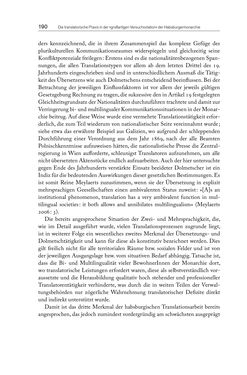 Bild der Seite - 190 - in Die vielsprachige Seele Kakaniens - Übersetzen und Dolmetschen in der Habsburgermonarchie 1848 bis 1918