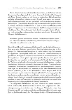 Image of the Page - 365 - in Die vielsprachige Seele Kakaniens - Übersetzen und Dolmetschen in der Habsburgermonarchie 1848 bis 1918