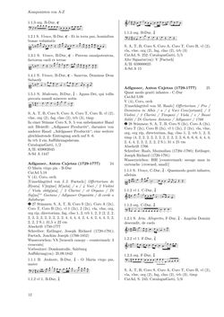 Image of the Page - 12 - in Dommusikarchiv Salzburg (A-Sd) - Thematischer Katalog der musikalischen Quellen