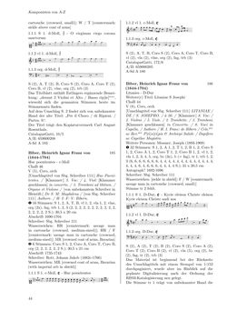 Image of the Page - 44 - in Dommusikarchiv Salzburg (A-Sd) - Thematischer Katalog der musikalischen Quellen