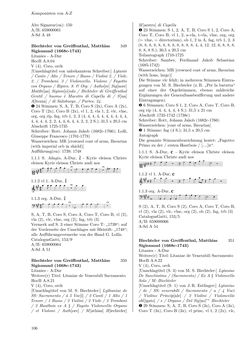 Bild der Seite - 106 - in Dommusikarchiv Salzburg (A-Sd) - Thematischer Katalog der musikalischen Quellen